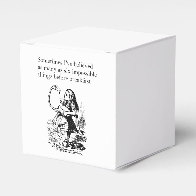 Alice, sex omöjliga Sak Presentaskar (Framsidan Sidan)