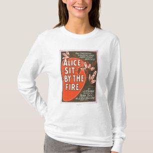Alice sitter vid för London för avfyra den T Shirt