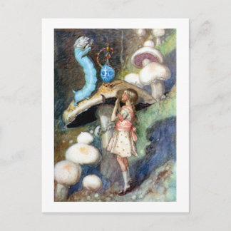 Alice söker råd från vattenpelaren vykort