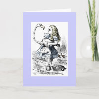 Alice som leker drottning Croquet