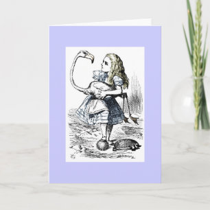 Alice som leker drottning Croquet Kort