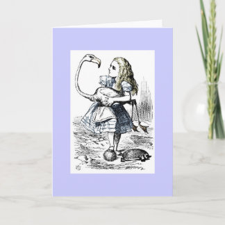 Alice som leker drottning Croquet Kort
