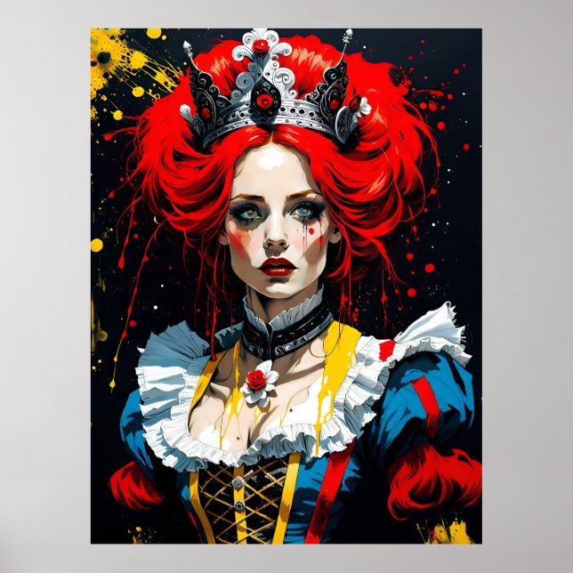 Alice som Röd drottning Poster (Framsidan)