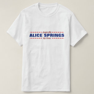 ALICE SPRINGS - mitt hem - Australien; Hjärtor T-shirt