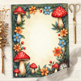 Alice Svamp och Urklipp Scrapbookpapper