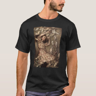 Alice svärmde, genom att leka kort t-shirt