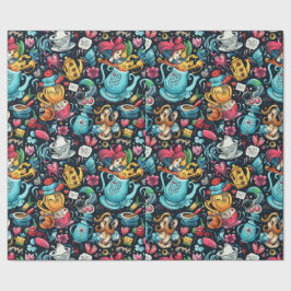 Alice Tea party Theme Presentpapper