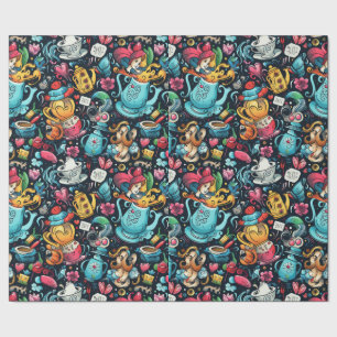 Alice Tea party Theme Presentpapper