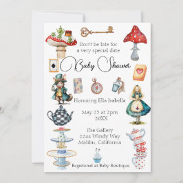 Alice Tea Party ThLED Inbjudningar