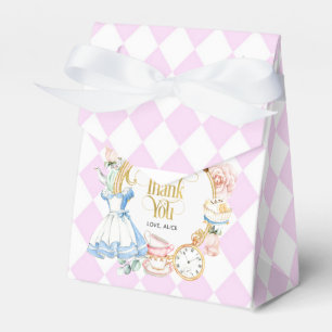 Alice tea party wonderland-lila presentaskar