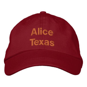 Alice Texas Broderad Keps