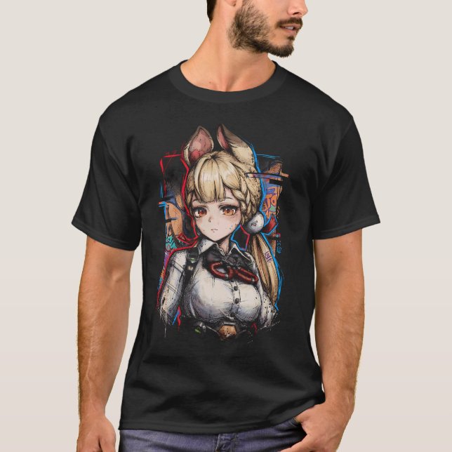 Alice Thymefield ZZZ Tvilling Svans Kanin Thiren I T Shirt (Framsida)