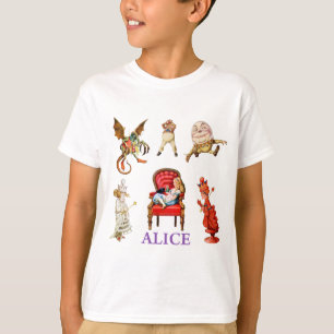 Alice till och med det tittar exponeringsglaset t-shirt