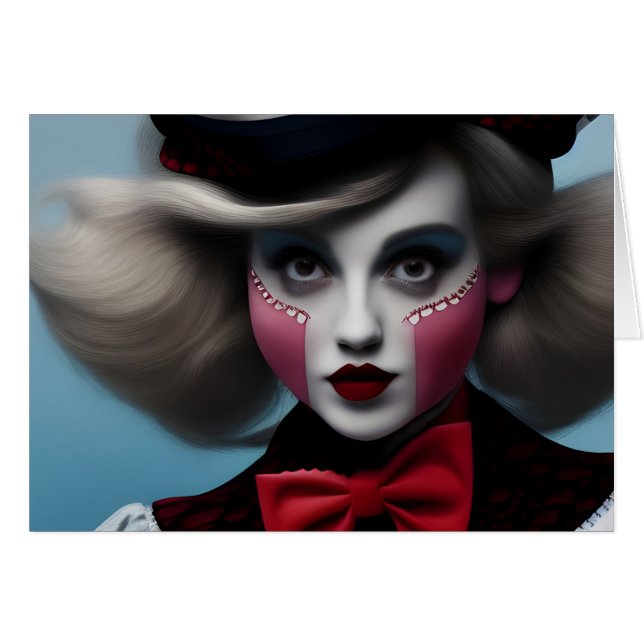 Alice Tillfällen Blank Inside Greeting Card Hälsningskort (Framsidan Horizontal)