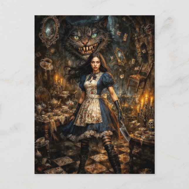 Alice: Trapped in Wonder Vykort (Framsida)