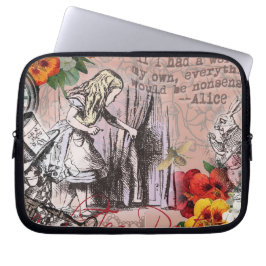 Alice underbara nonsensgardiner klassiker laptop sleeve