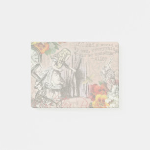 Alice underbara nonsensgardintyr klassiker post-it block
