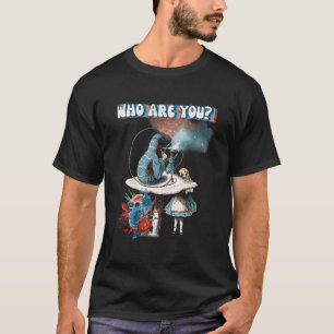 Alice Underlandet Caterpillar Rökande Hookahpipa T Shirt