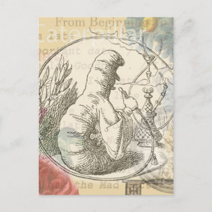 Alice underlandets larv: Original Tenniel Vykort