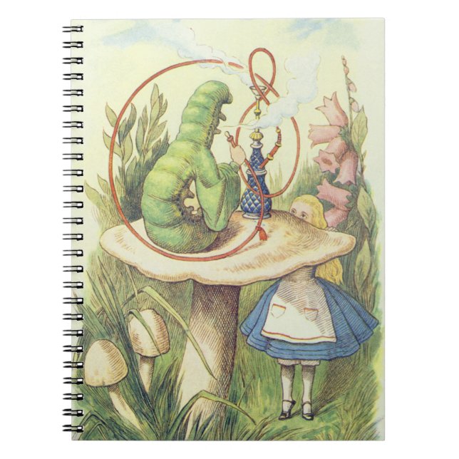 Alice uppfyller vattenpelaren anteckningsbok (Framsidan)