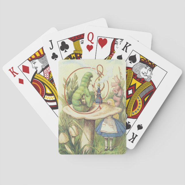Alice uppfyller vattenpelaren casinokort (Baksidan)