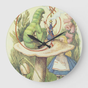 Alice uppfyller vattenpelaren stor klocka