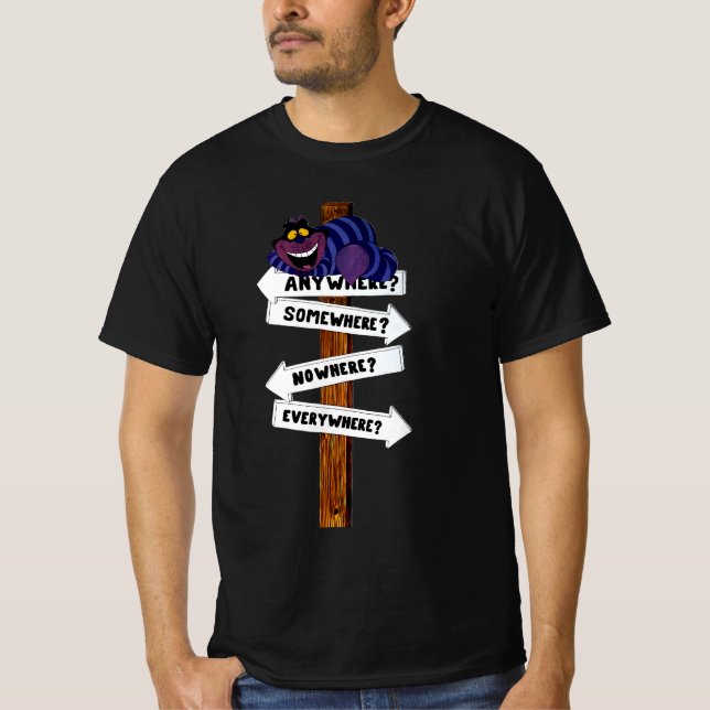 Alice, vi är alla galna här, roliga t shirt (Framsida)