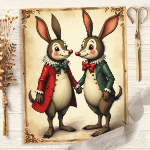 Alice Vintage Kaniner Scrapbookpapper