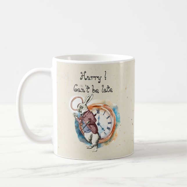 Alice - Vita kaninen 1865 Kaffemugg (Vänster)