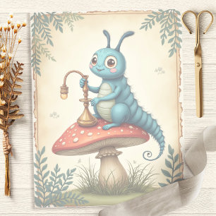 Alice Whimsical CaterPelars skrapbook Papper