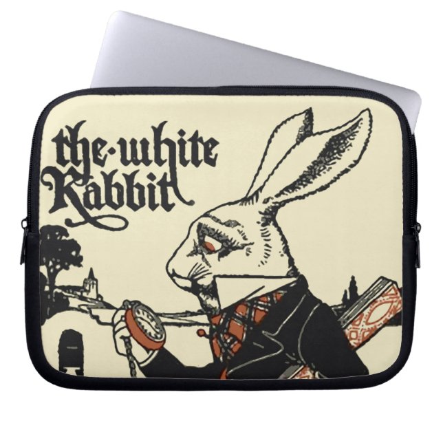 Alice White Rabbit Classic Wonderland Laptop Fodral (Framsidan)