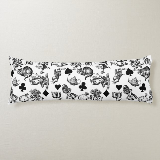 Alice White Rabbit Wonderland Classic Kroppskudde (Framsidan)