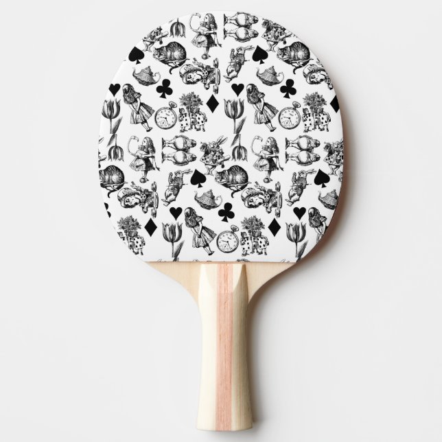 Alice White Rabbit Wonderland Classic Pingisracket (Framsidan)