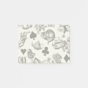 Alice White Rabbit Wonderland Classic Post-it Block