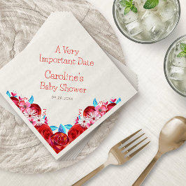 Alice Wonderland Birthday Shower Pappersservett