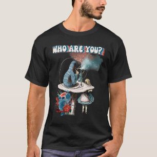 Alice Wonderland Caterpelaren Smoking Hookah Pipe T Shirt