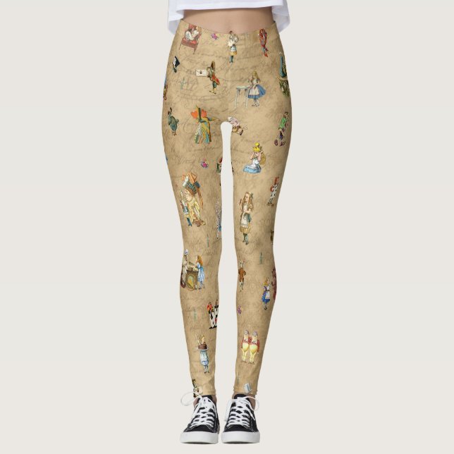 Alice wonderland leggings (Framsida)