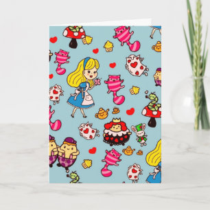 Alice Wonderland Mad Hatter Cat Doodle Art av Leah Kort