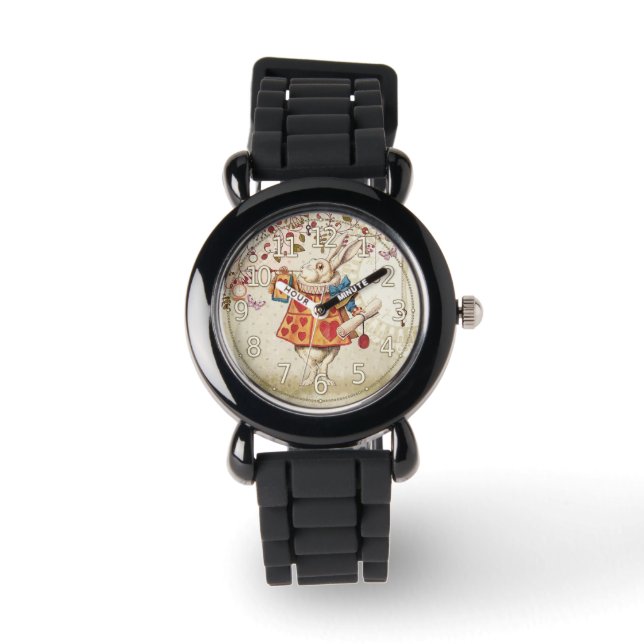 Alice Wonderland White Rabbit Watch Armbandsur (Framsida)