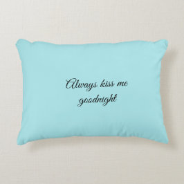 AliceBlue Solid Färg Dekorativ kudde