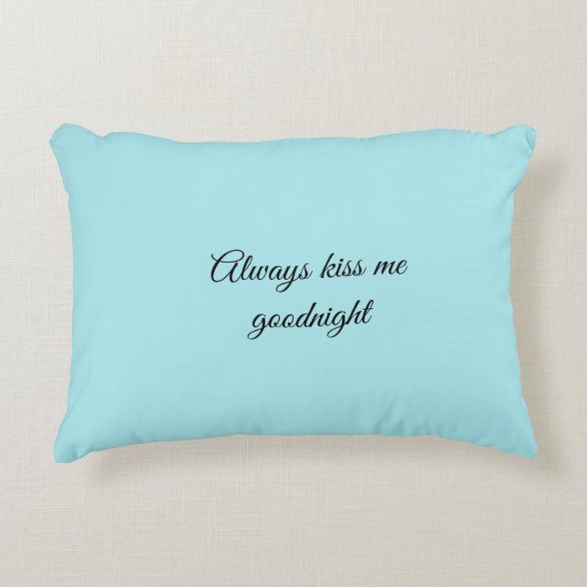 AliceBlue Solid Färg Dekorativ kudde (Framsidan)