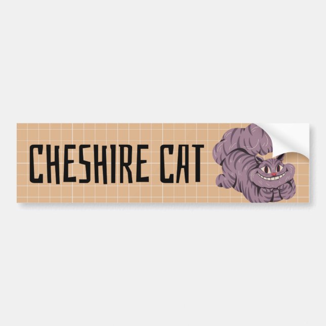 Alice's Äventyr i Wonderland Cheshire Cat Bildekal (Framsidan)