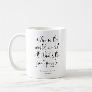 Alice's äventyr i Wonderland Citat Kaffemugg