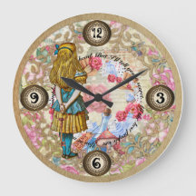Alices Äventyr i Wonderland Clock