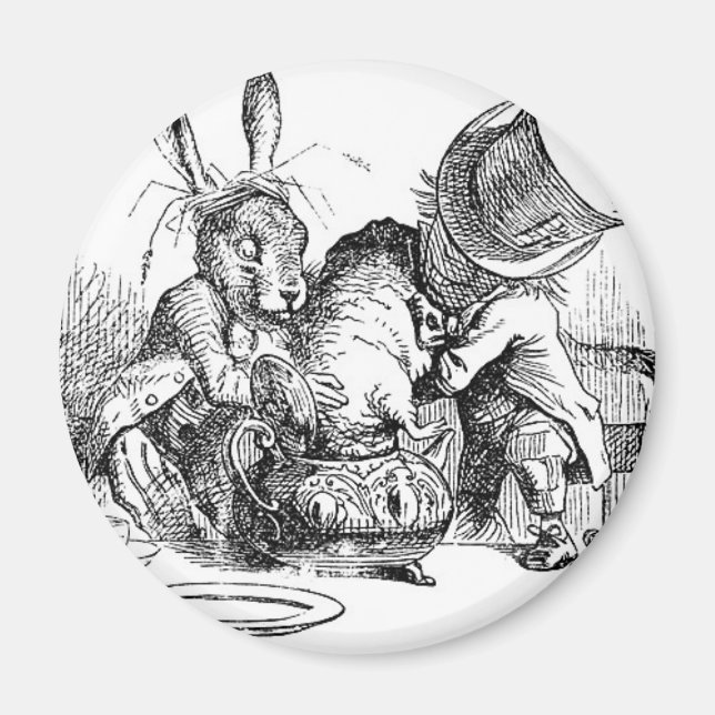 Alice's Äventyr i Wonderland Magnet (Framsidan)