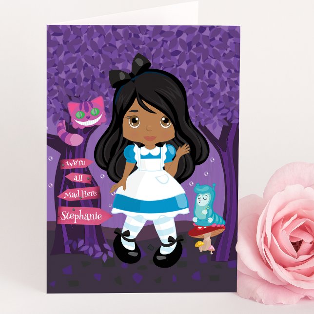 Alice's Äventyr i Wonderland Personlig Card Kort (Skapare uppladdad)
