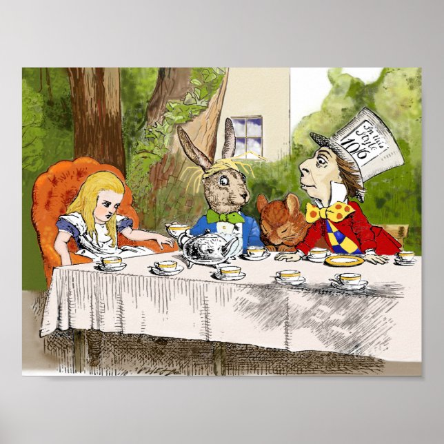 Alice's Äventyr i Wonderland Poster (Framsidan)