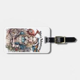 Alice's Äventyr (redigerbar text) Bagagebricka