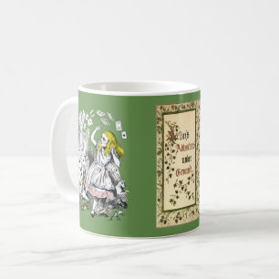 Alices äventyr under slipad konst kaffemugg