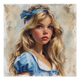 Alices Äventyrlige Värld: Fantasin i Underlandet Perfect Poster